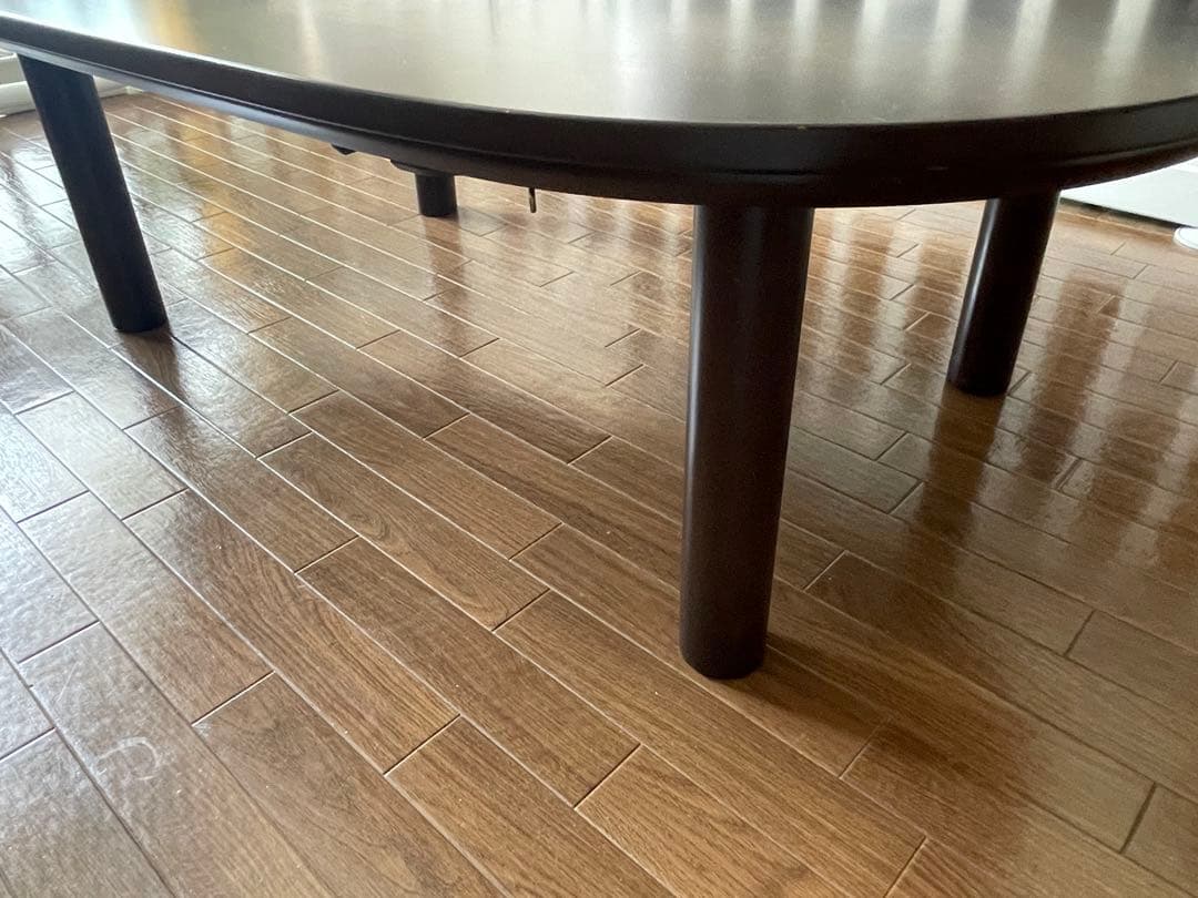 無印　楕円　こたつテーブル