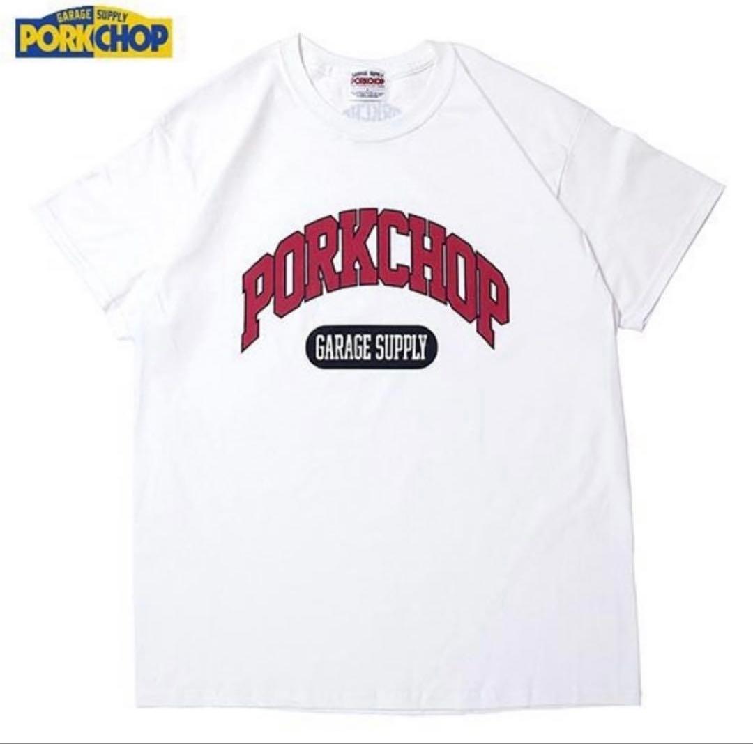 【4点セット】 PORKCHOP ポークチョップ COLLEGE TEE