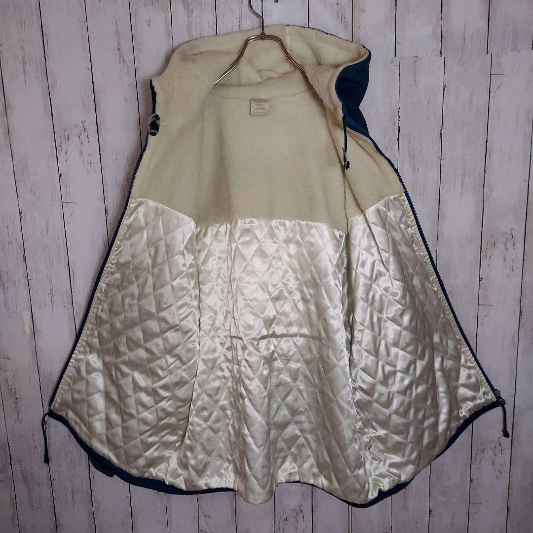 【adidas】80s アディダス デサント製 フルジップ ボアジャケットXL