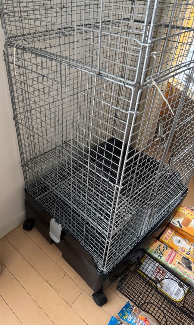 三晃商会　イージーホーム 60 ハイメッシュ　ブラック　２段重ね