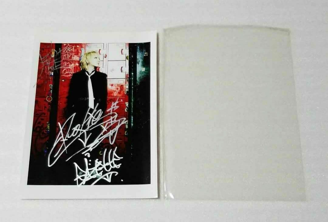 【当選品】ガゼット ルキ サイン入り写真 【流鬼the GazettE】V系希少