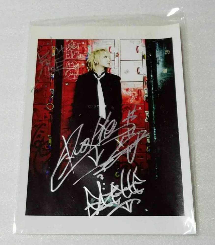 【当選品】ガゼット ルキ サイン入り写真 【流鬼the GazettE】V系希少