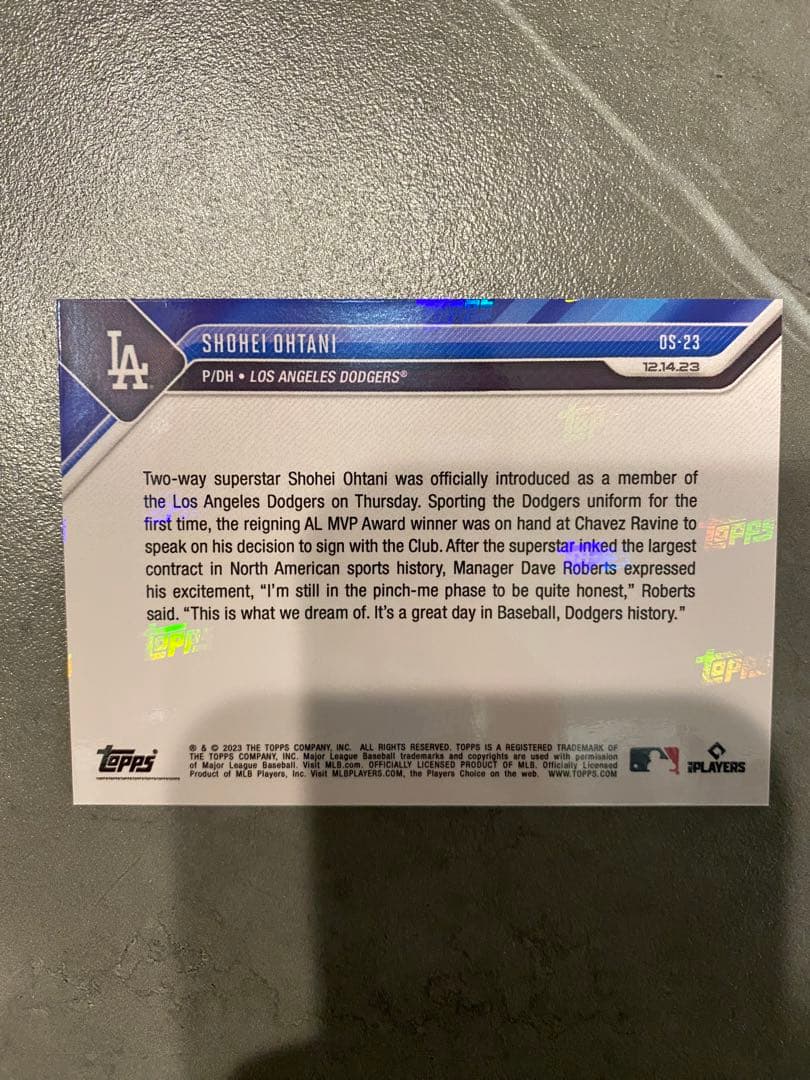 2023 topps now 大谷翔平 OS-21SP/23/21 3枚セット