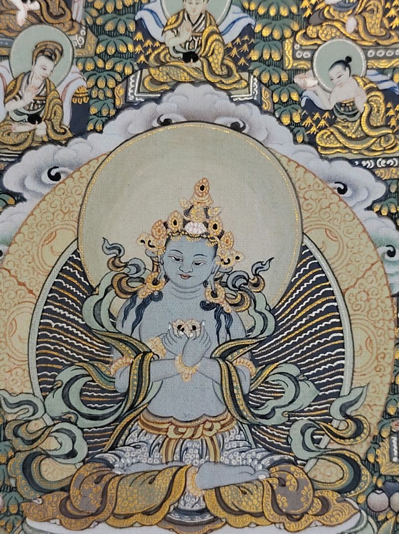 集会樹 絵画 手描き 仏画