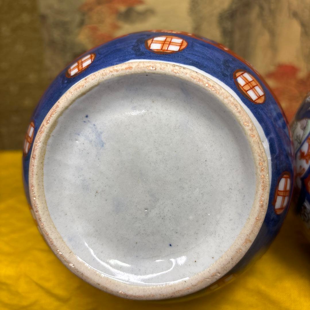 古伊萬里花瓶　2点セット