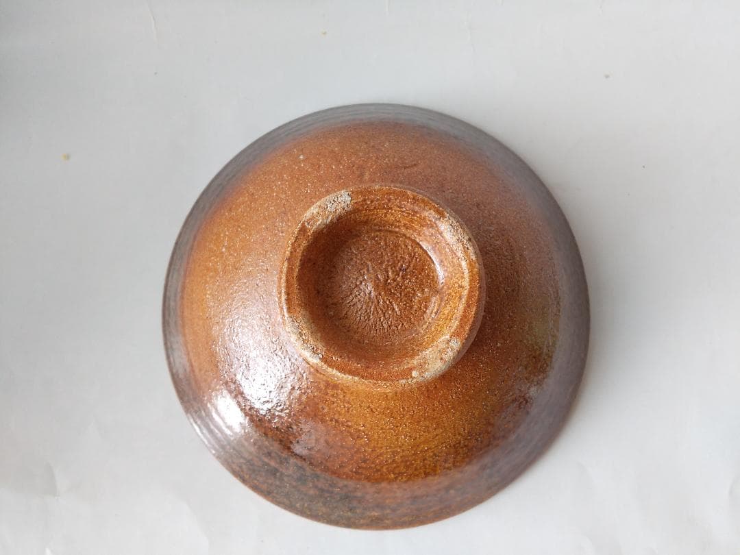 伊賀焼 三田窯 山椒洞 谷本洋 作 茶碗 共箱 共布 栞 茶道具 抹茶碗 新品