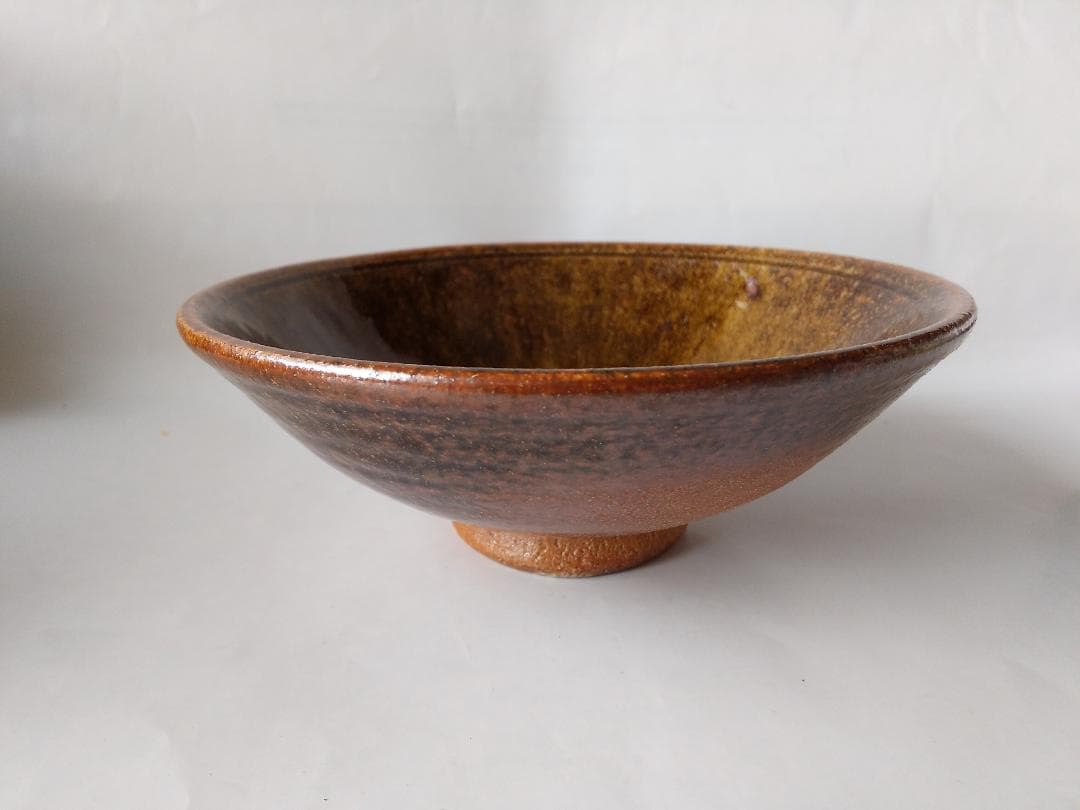 伊賀焼 三田窯 山椒洞 谷本洋 作 茶碗 共箱 共布 栞 茶道具 抹茶碗 新品