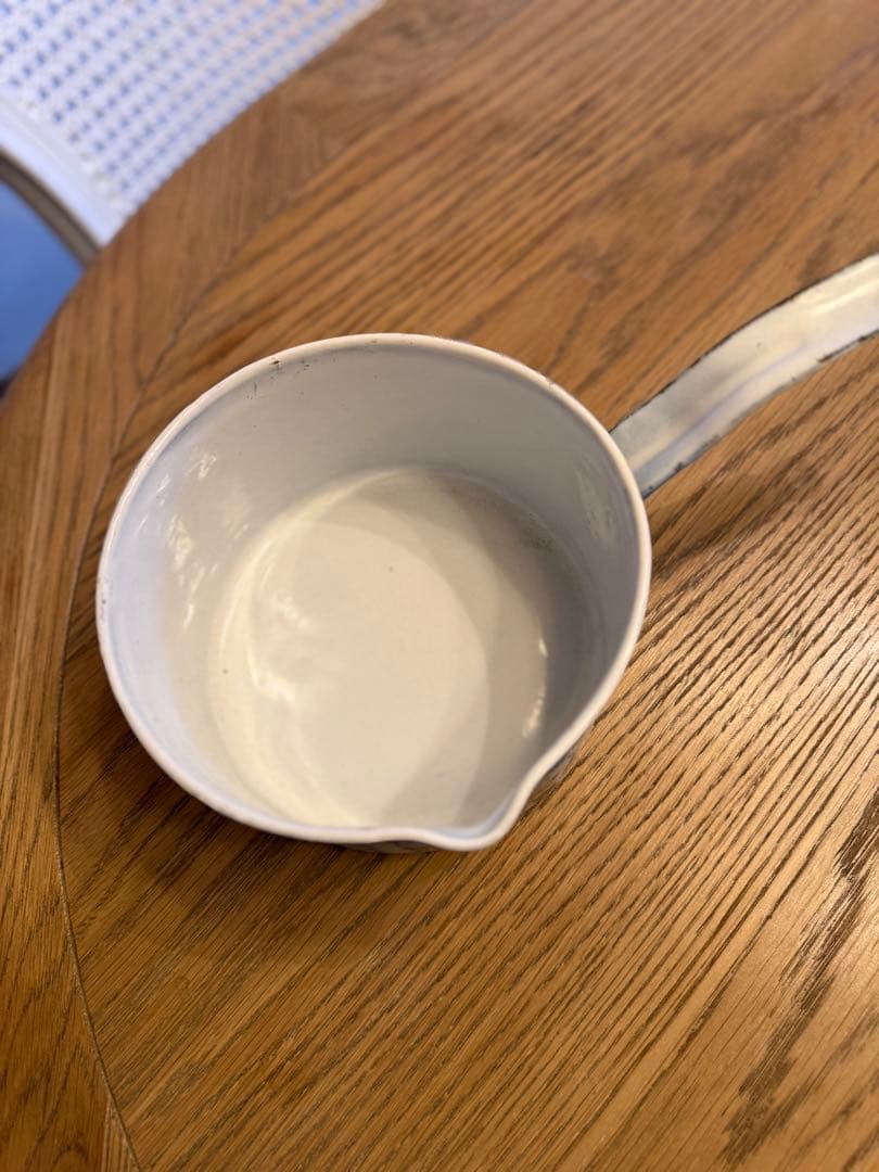 フランスアンティークホーローJapy社ウェディングセット片手鍋セット