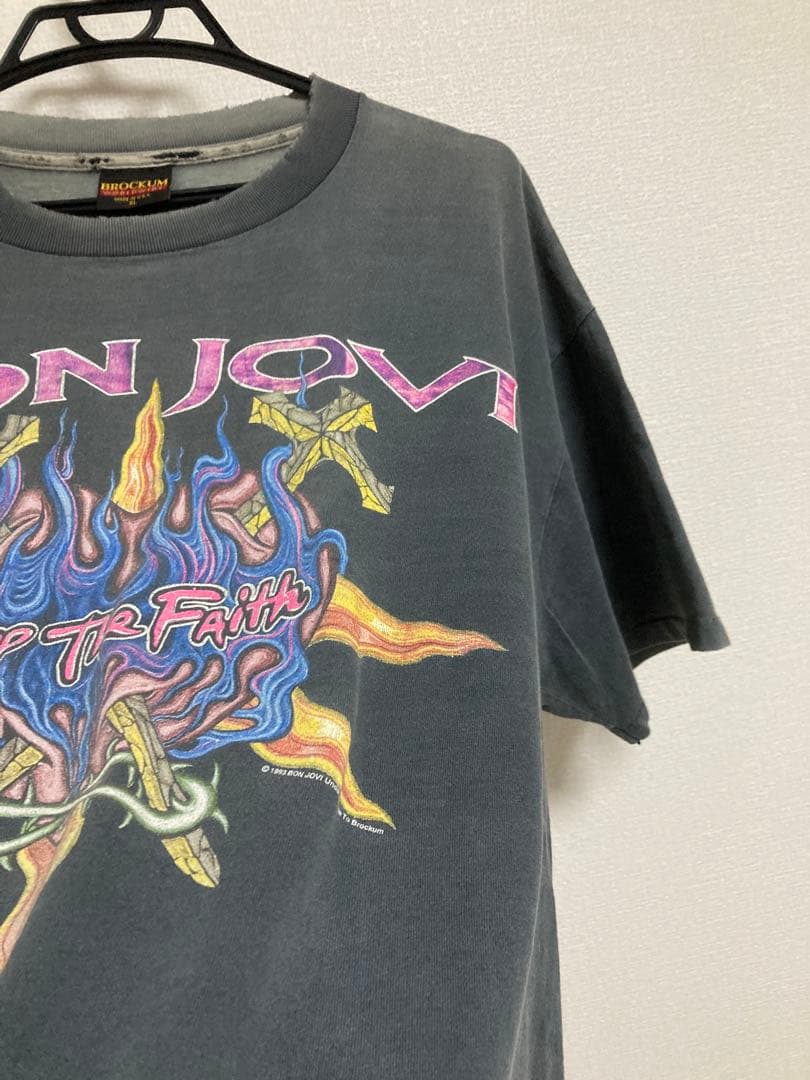 雰囲気◎1993 BON JOVI Keep The Faith Tシャツ XL