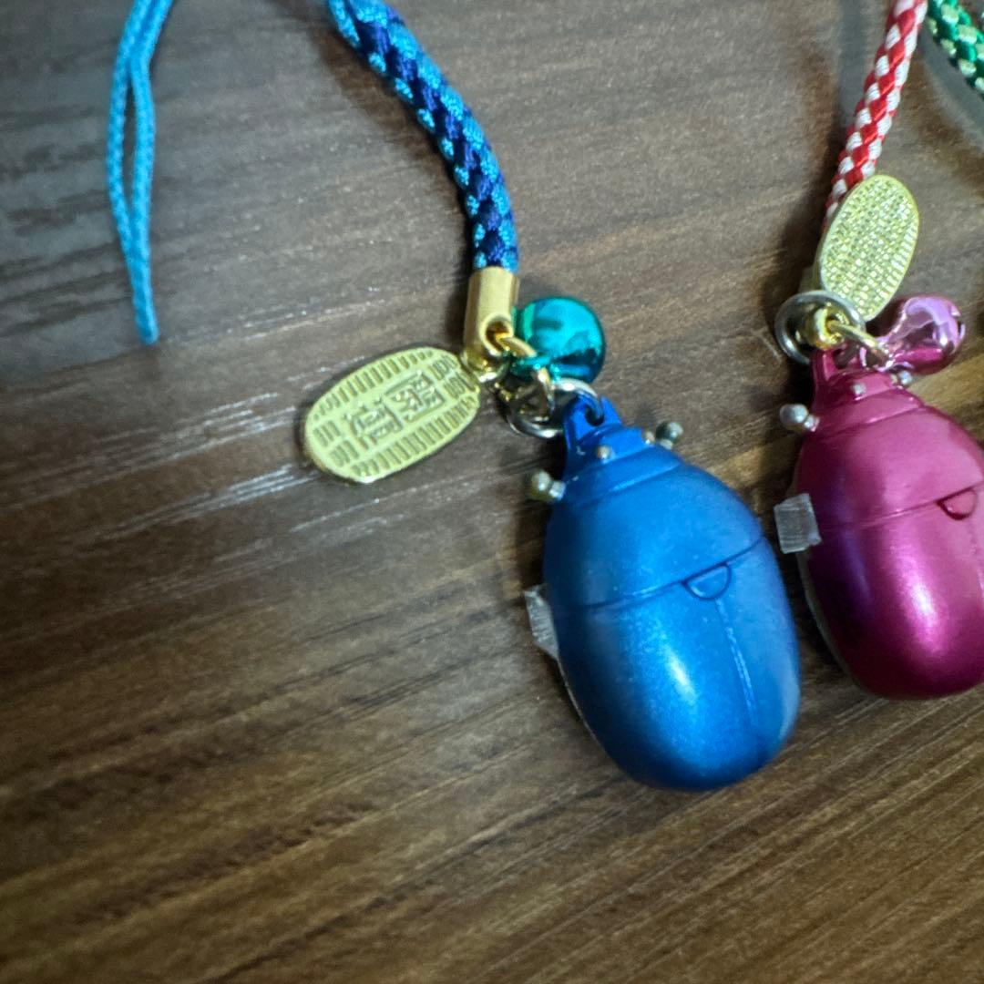 キティ 根付け 3点セット 開運 虫