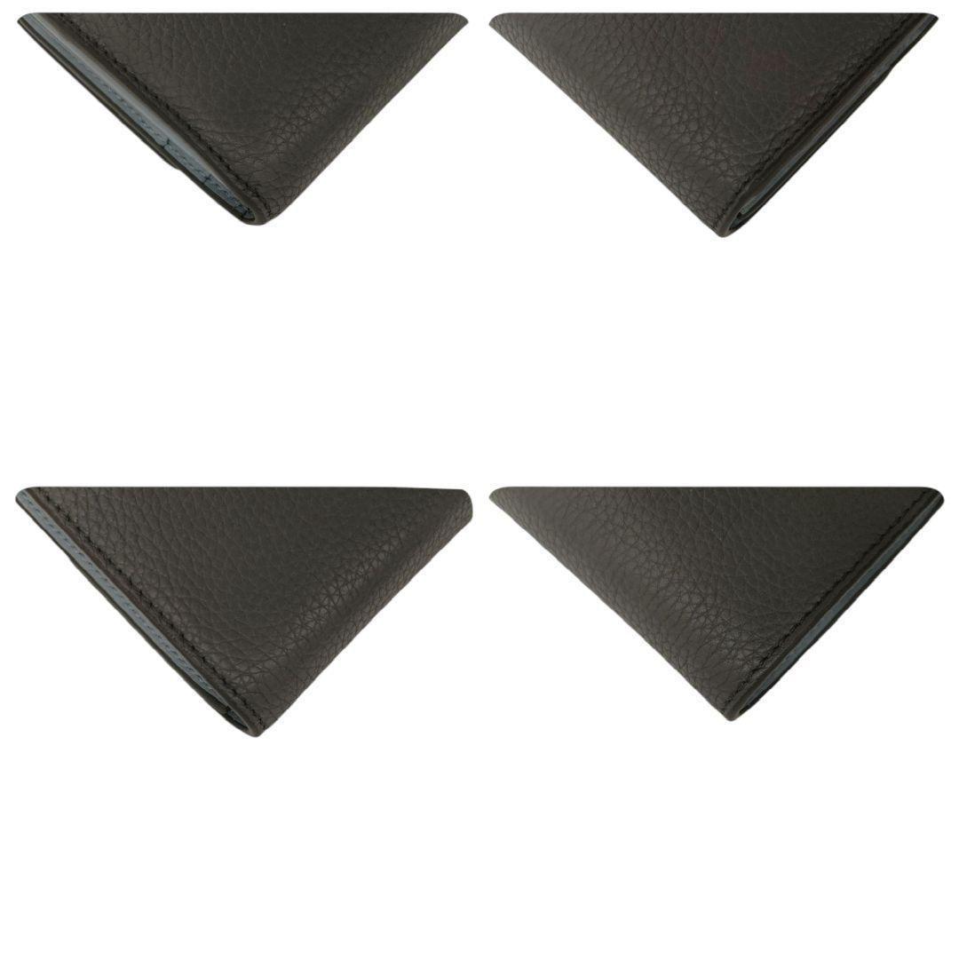 セリーヌ　スモールフォールデットマルチファンクション　グレー　ライトブルー