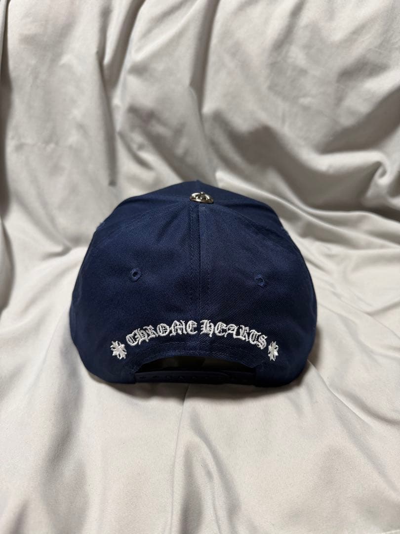 CHROME HEARTS ネイビー ベースボールキャップ CH刺繍