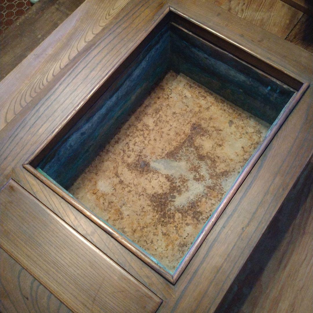 長火鉢　総欅造り