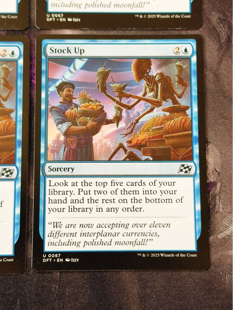 食糧補充　英語　4枚セット