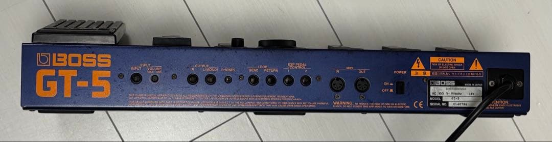 BOSS GT-5 マルチエフェクター　専用ソフトケース付き