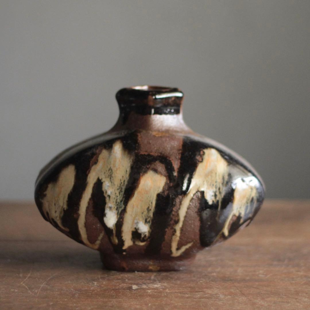 民芸の フラワーベース 花器 古道具 アンティーク オブジェ