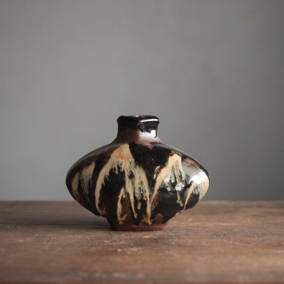 民芸の フラワーベース 花器 古道具 アンティーク オブジェ