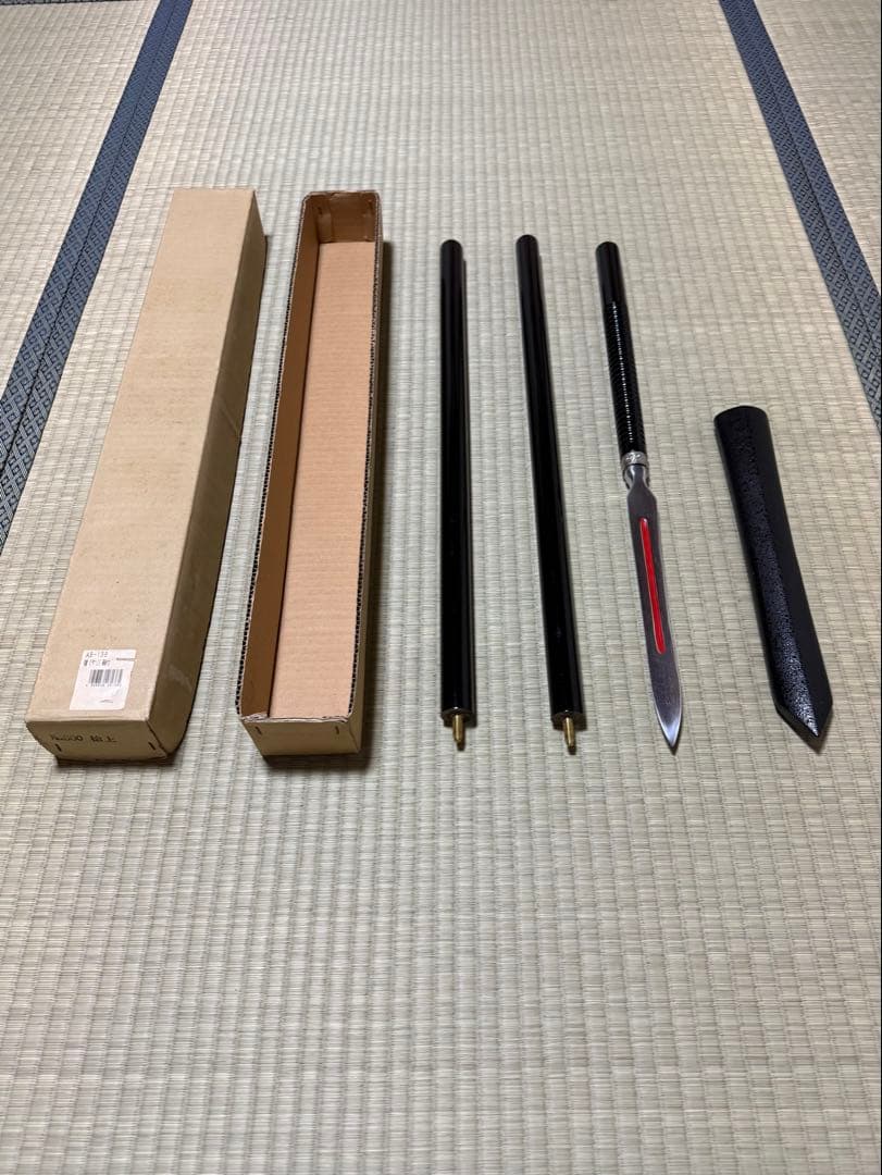 槍　やり　3本継　鞘付き　模造刀　模擬刀　美術刀　舞踊　大衆演劇　芝居