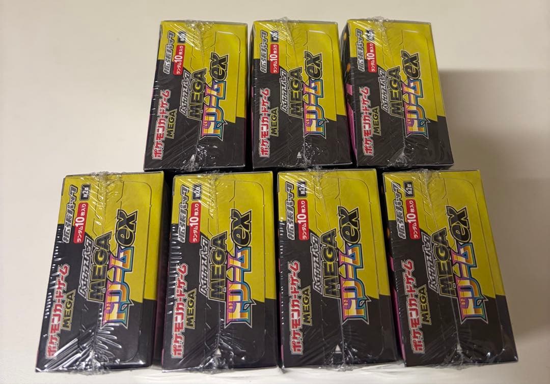 ポケモンカード　メガドリームex　シュリンク付　7box