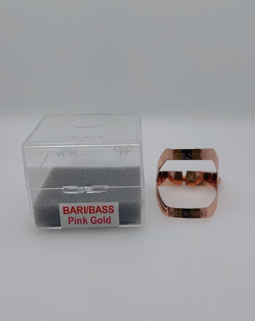 SELMER　バリトンサックス　リガチャー　ピンクゴールド