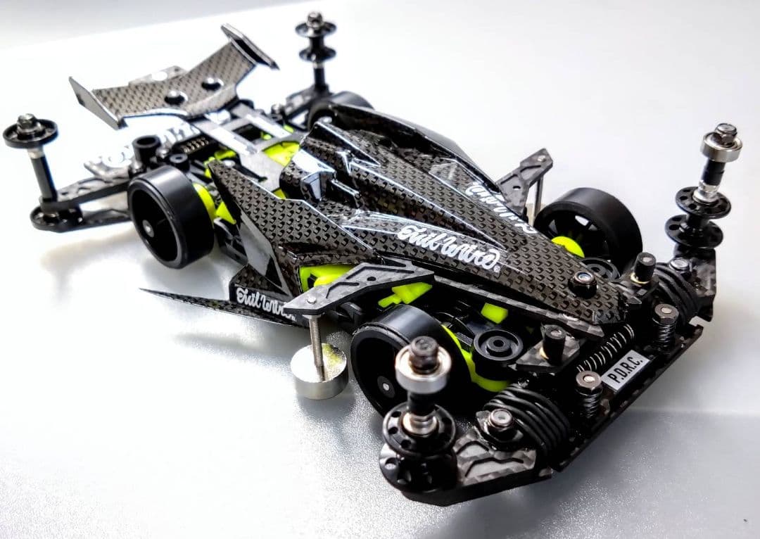 ミニ四駆 完成品 アバンテmkⅢ アズール カーボンボディ