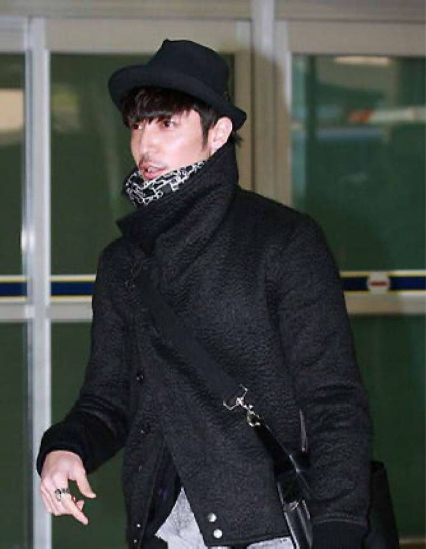 Dior Hommeディオールオム 09awモヘヤ混ラップブルゾン44◆ブラック