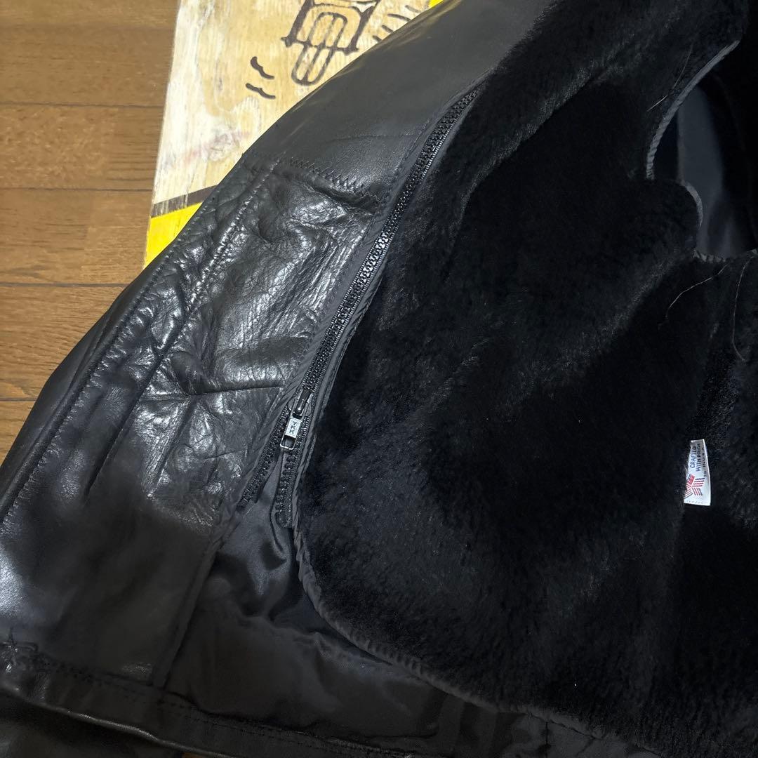 美品‼️新型schott141 42インチシングルライダース　インナーボア付