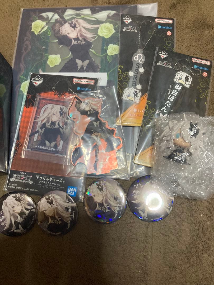 ホロライブ　1番くじ　獅白ぼたん　フィギュアなどのセット