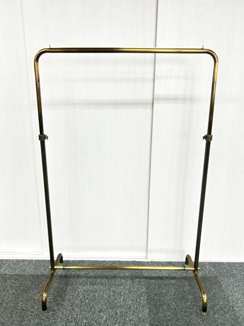 【超美品】 ハンガーラック アンティークゴールド 90cm 真鍮