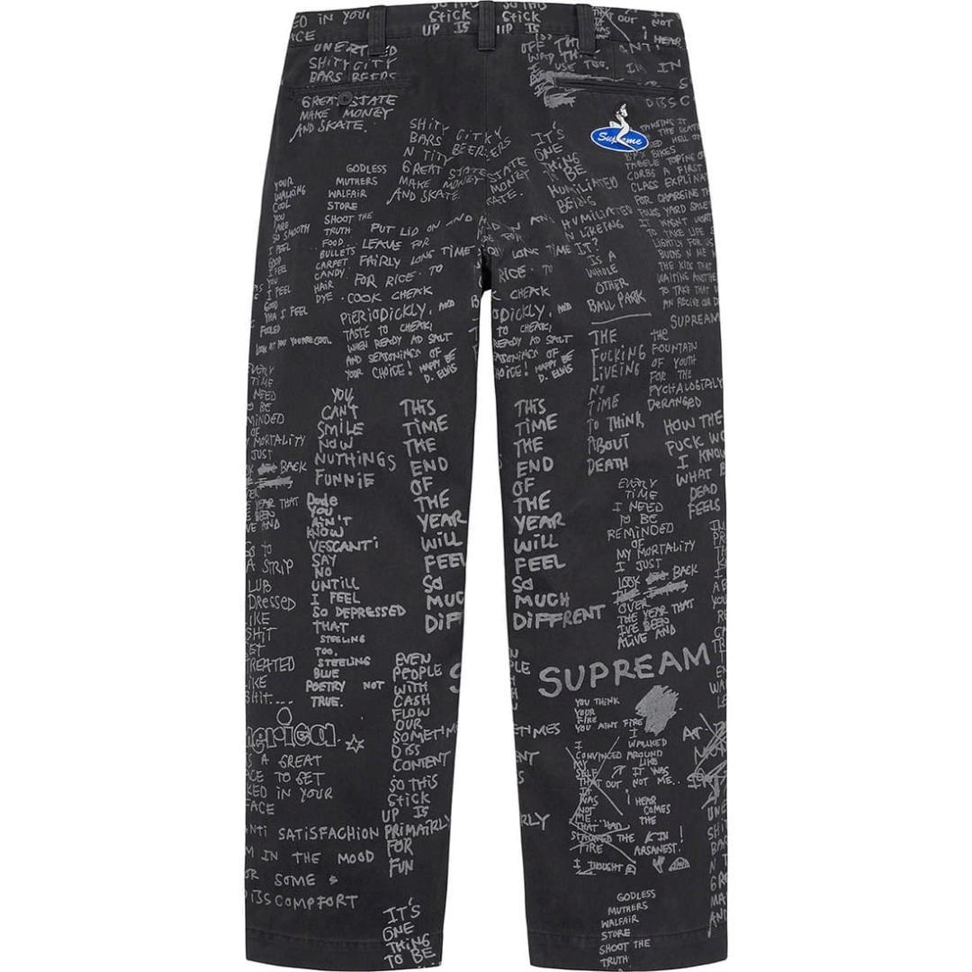 SUPREME Gonz Poems Chino Pant 34インチ