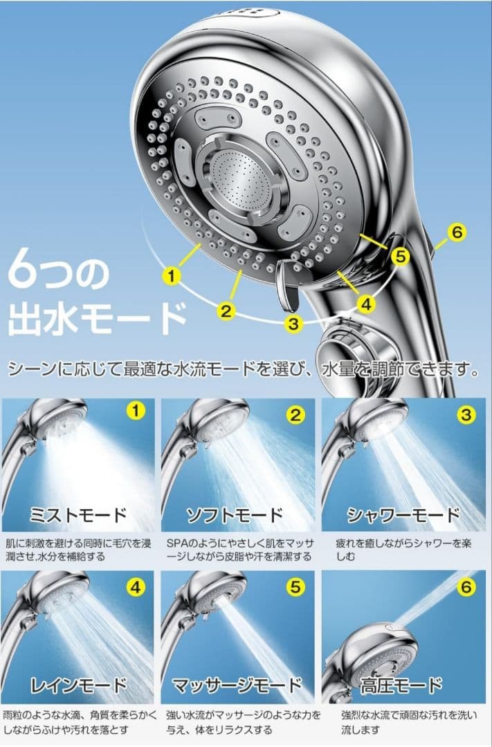 (新品▪️未使用) MIST HAZE シャワーヘッド