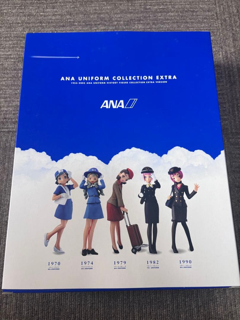 ANAユニフォームコレクションEXTRAフィギュア5体　Tシャツ　セット　海洋堂