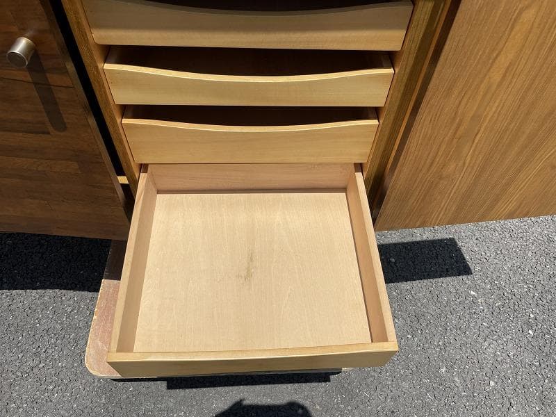 アンティーク　テーブル　サイドボード　ヴィンテージ　引出　収納