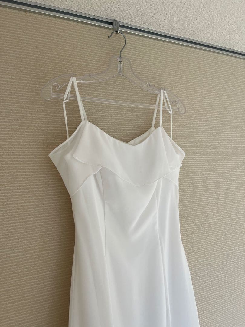 前撮り・二次会　ウェディングドレス(ベールセットで販売)