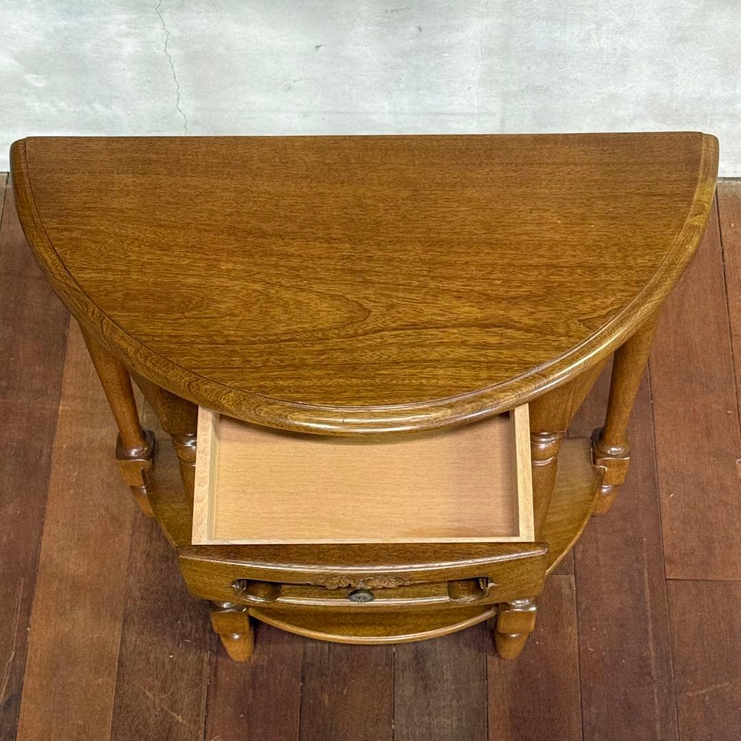 H15K3 D&A YOSHIKAWA オールドメゾン コンソール 葡萄彫刻