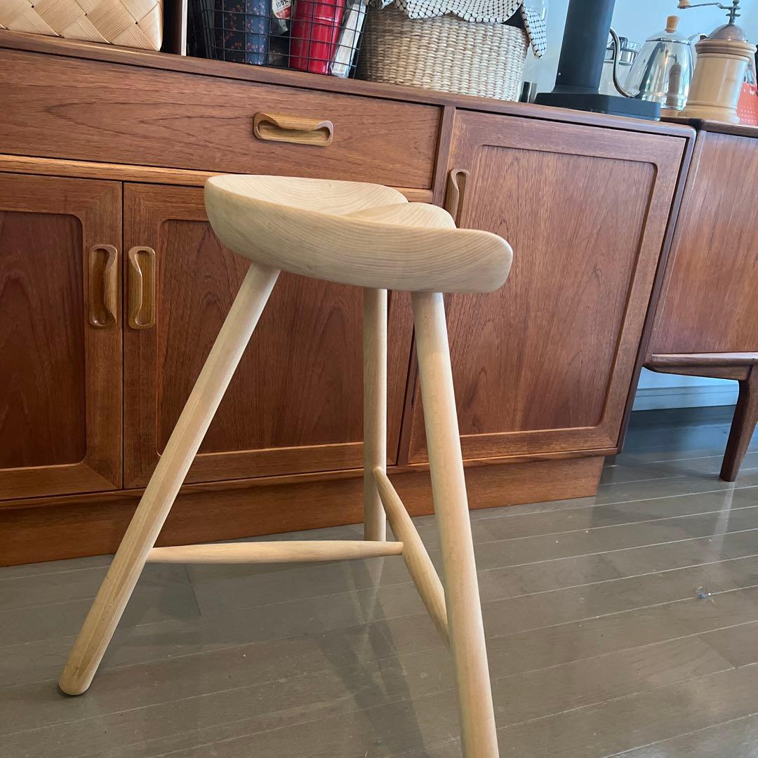 北欧デンマーク製WERNER シューメーカーチェア スツール 座面 59 ②