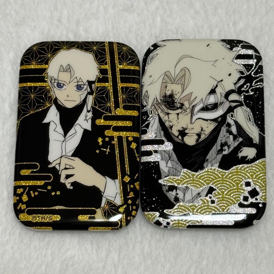 カグラバチ　漣伯理　スクエア缶バッジ　蒔絵風　ジャンプフェスタ　JF2026