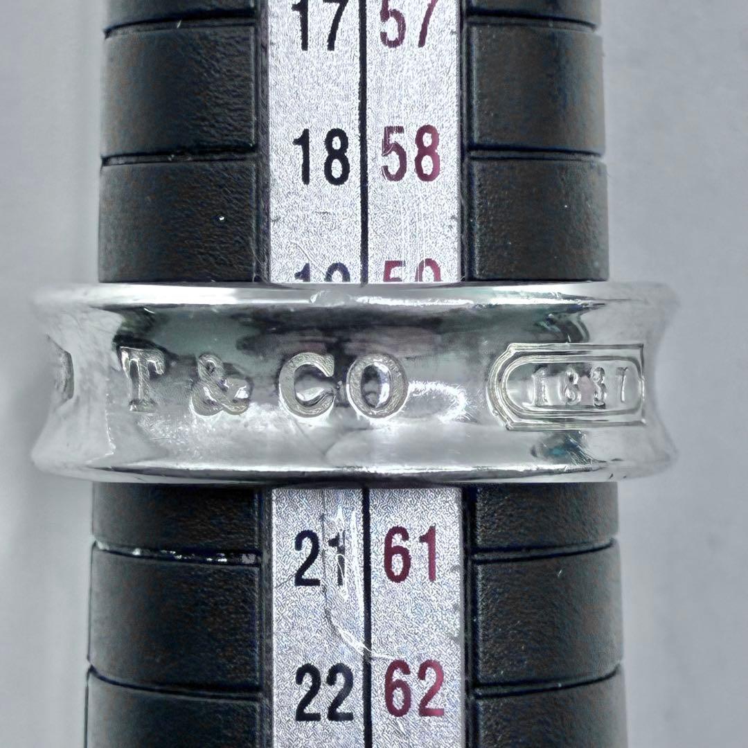 【大きいサイズ】ティファニー 20号 ナローリング シルバー 美品