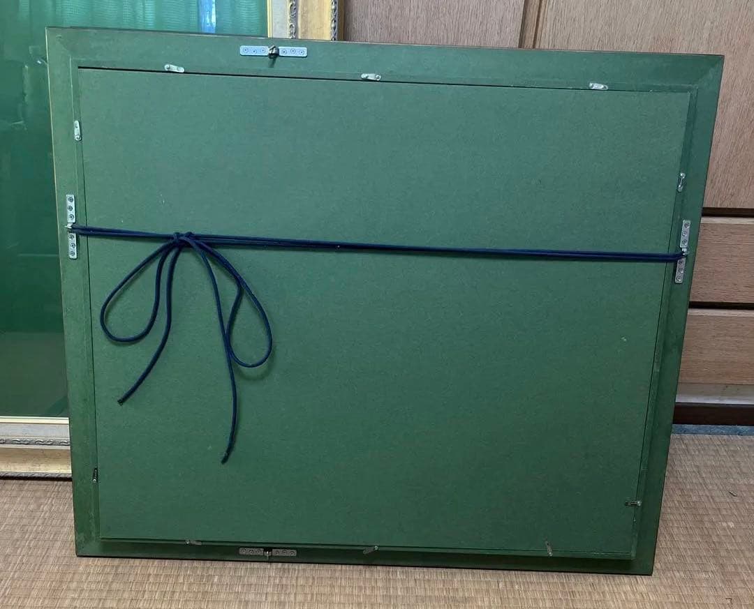 金色 木製 油彩額縁　F15