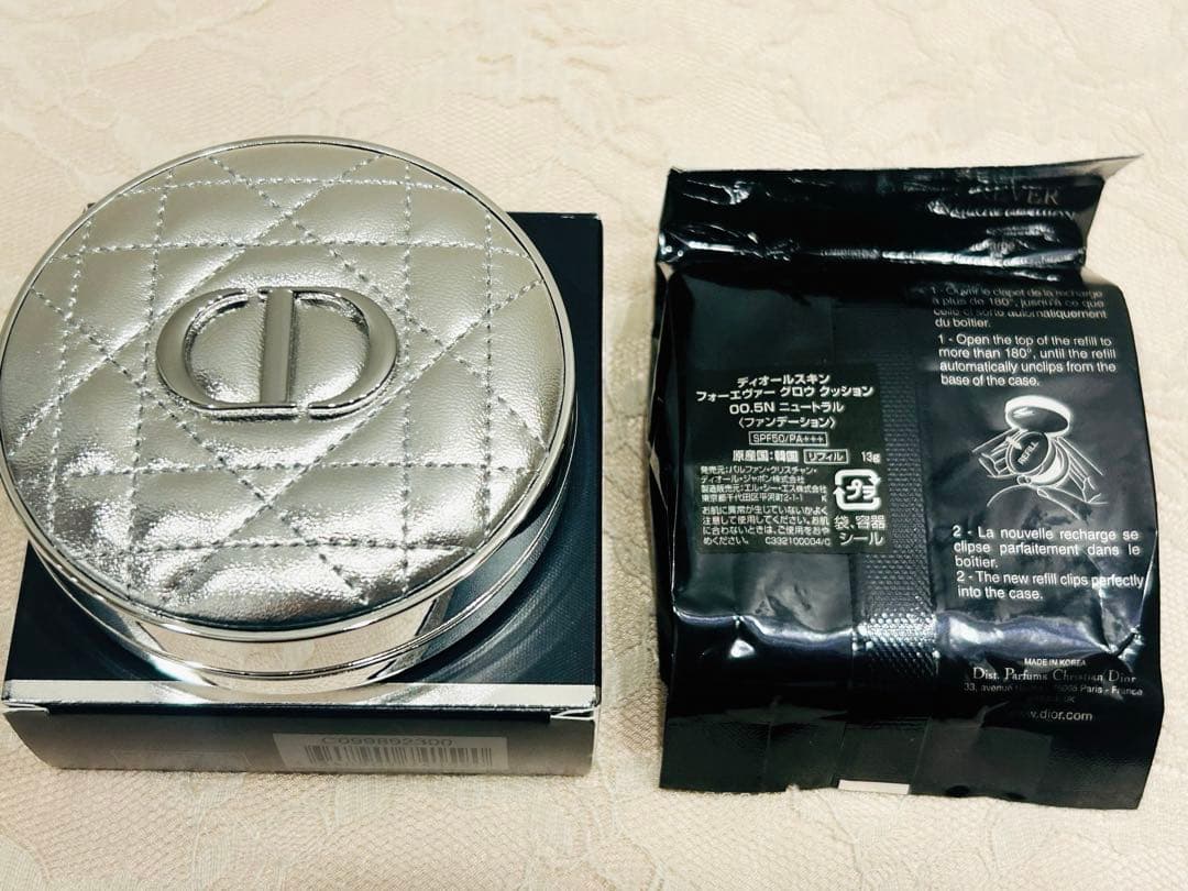 Dior クッションファンデーション＋レフィル＋リップケース ポーチ付き