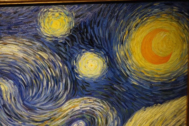 星月夜[中国のゴッホこと趙小勇作］