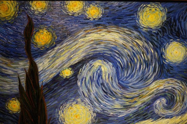 星月夜[中国のゴッホこと趙小勇作］