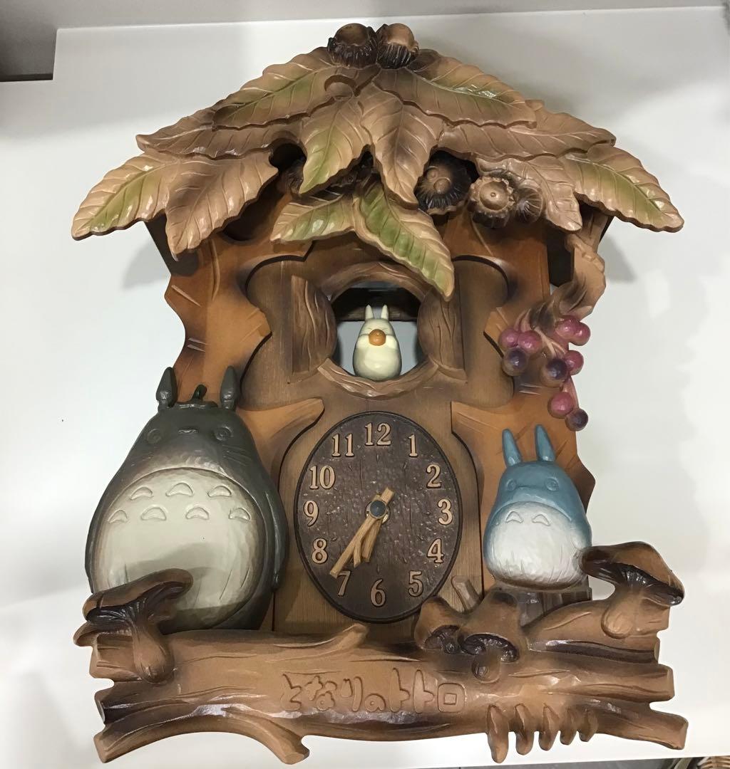 トトロの掛時計 森のデザイン