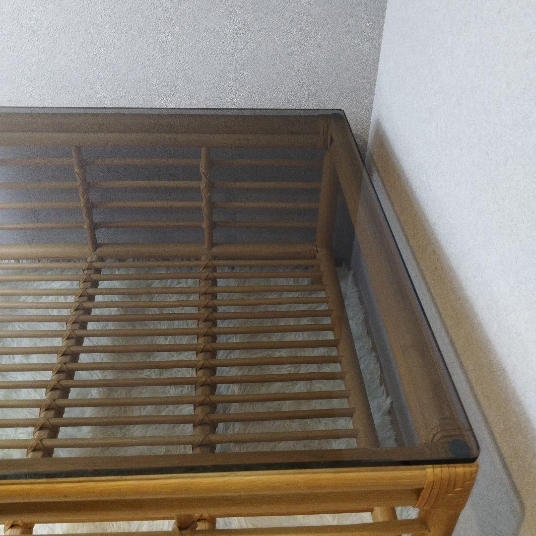 未使用級　カサブランカ　CADENZA カデンザ　センターテーブル　高級　ラタン