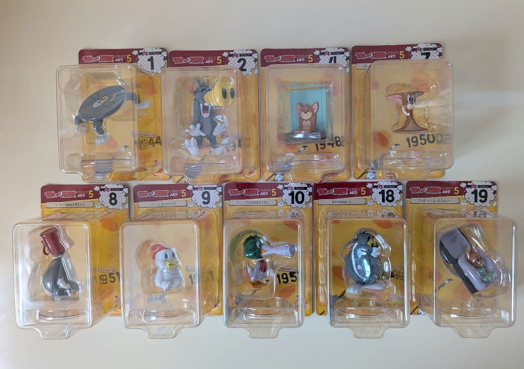 トムとジェリー happyくじ Ａ賞フィギュア９点 まとめ売り