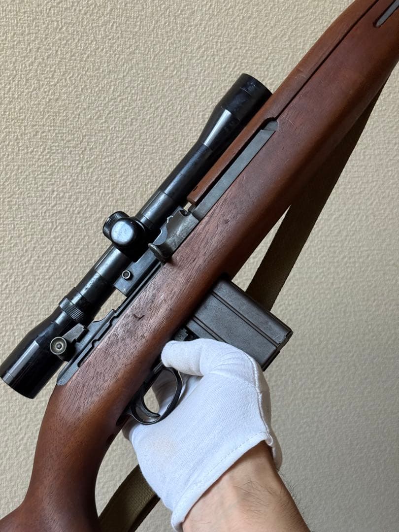 スコープ付き MGC M1カービン リアルウッド スリング オイラー モデルガン