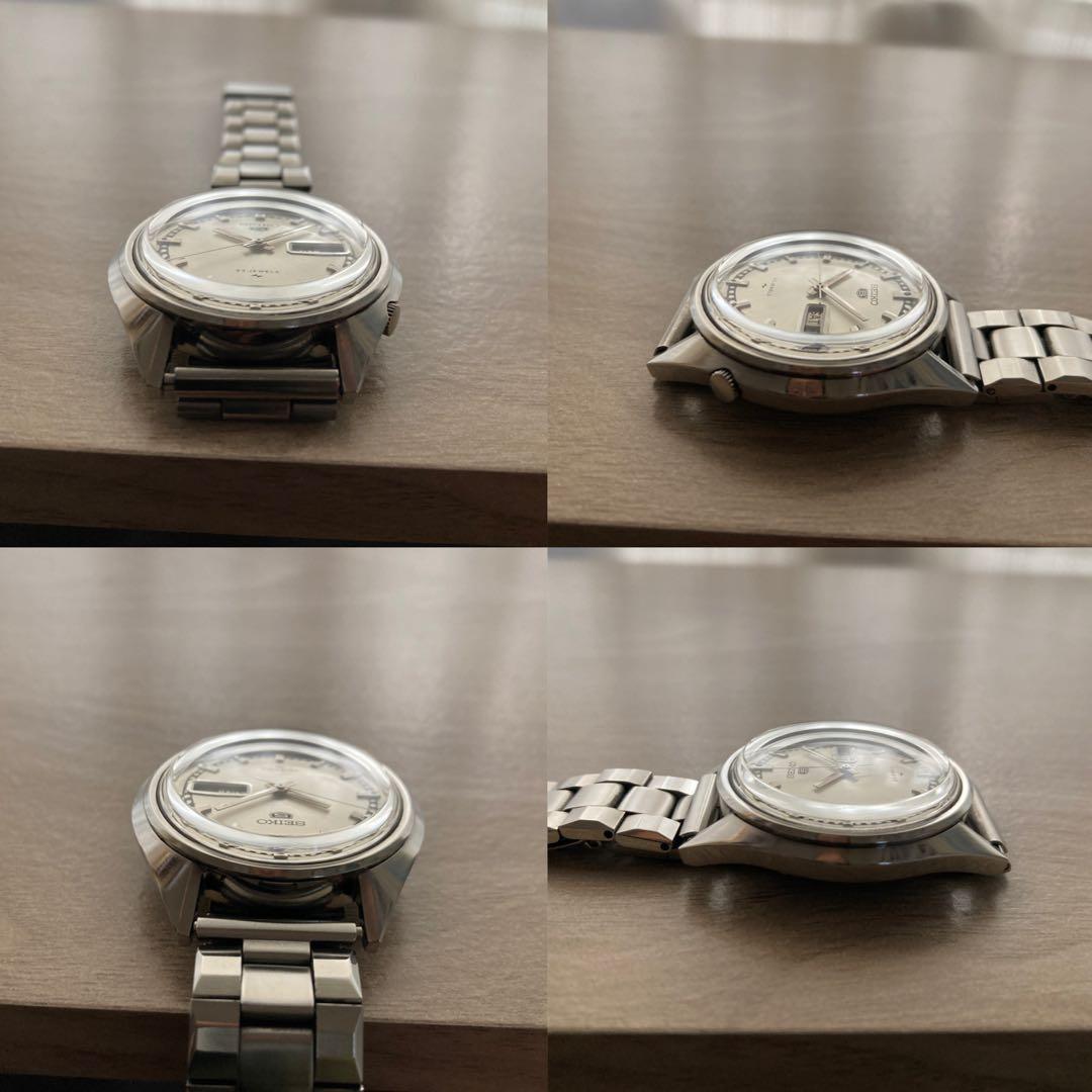 セイコー5 23石変わり文字盤　特徴的なラグ形状