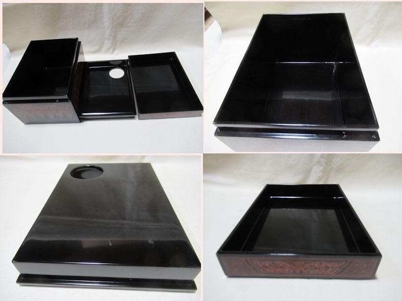 茶道具　きんま塗　茶箱　道具皆揃い