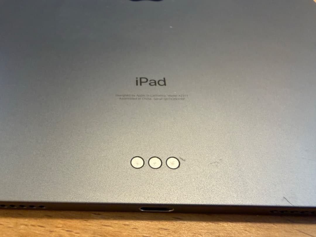 iPad Pro11インチ 第3世代256GB Wi-FiスペースグレイM1箱付