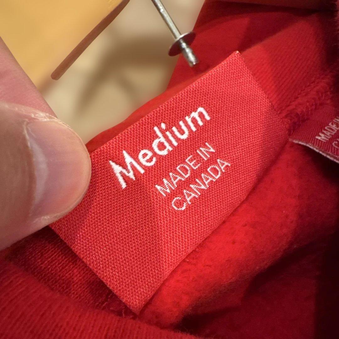 Supreme ボックスロゴレッド パーカー